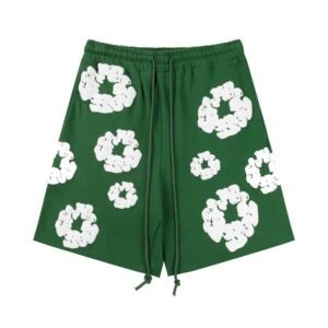 Short Denim Tears Ligth Green-White