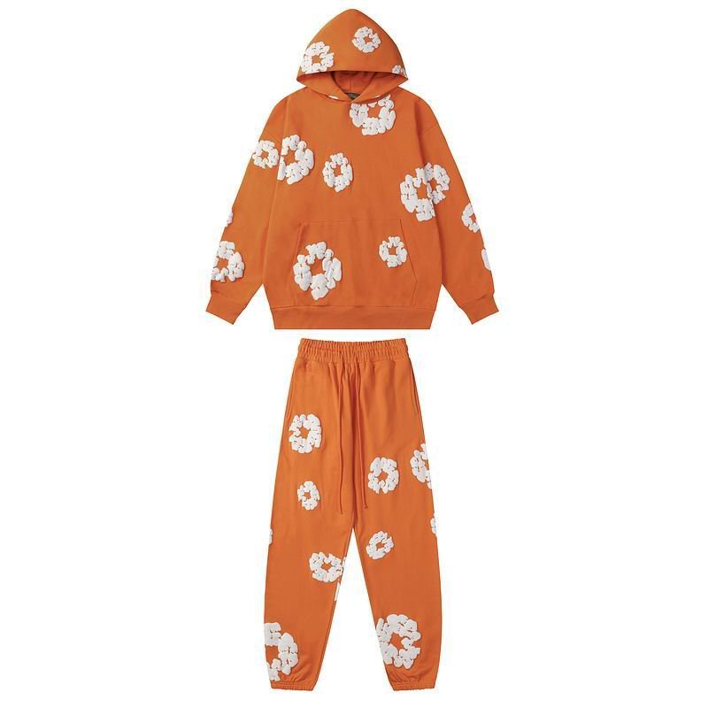 Set Denim Tears Orange-White