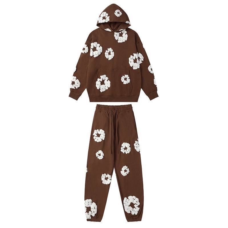 Set Denim Tears Brown-White